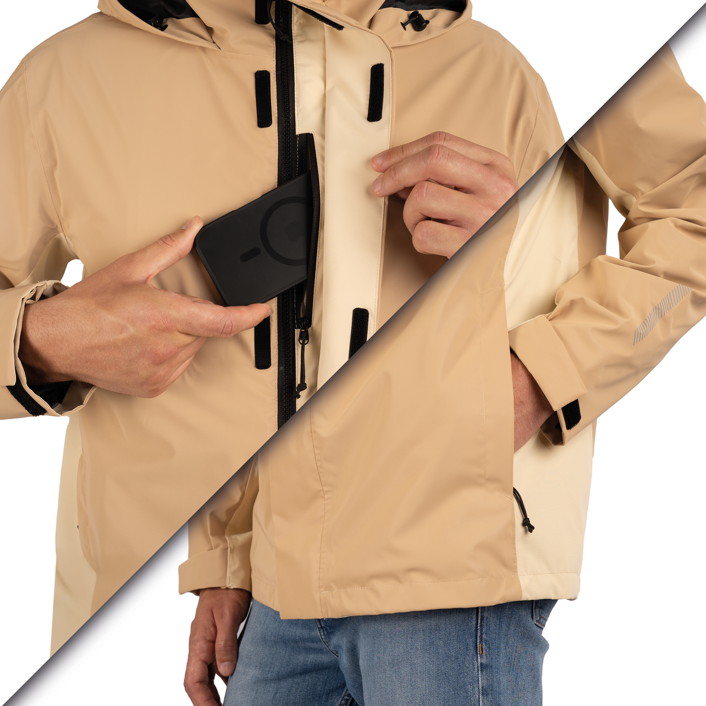 3in1 Smart Jacket - Fahrradpendeljacke Herren | Valkental