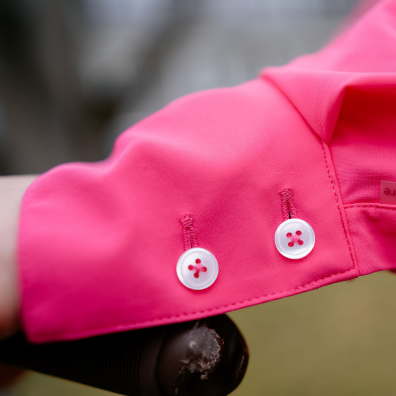 Funktionsshirt zum Fahrradfahren in pink für Damen, atmungsaktiv, schnelltrockend, Antischweiß Bildung, Office, langarm, Businessbluse zum Arbeiten