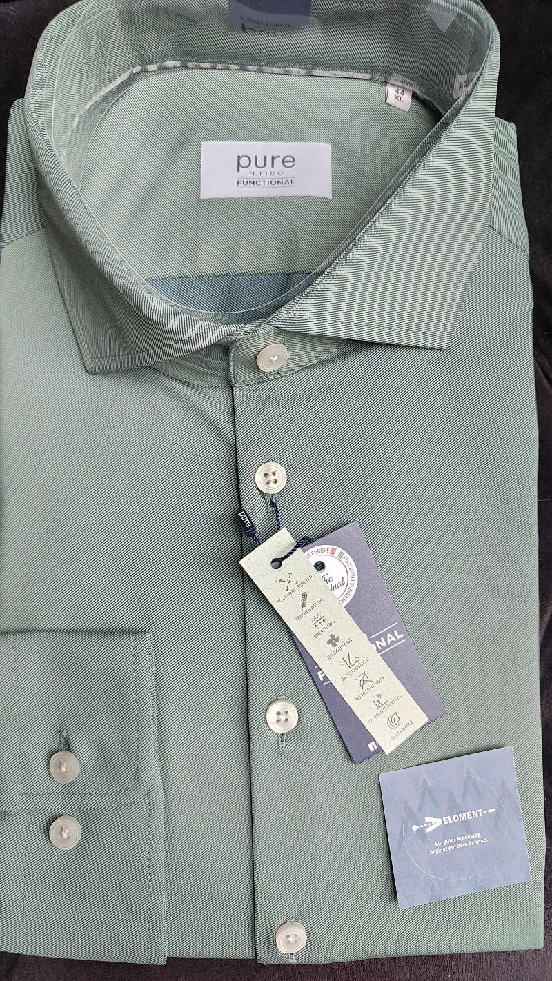 Funktionshemd zum Fahrradfahren in schwarz für Herren, atmungsaktiv, schnelltrockend, Antischweiß Bildung, Office, langarm, Businesshemd zum Arbeiten