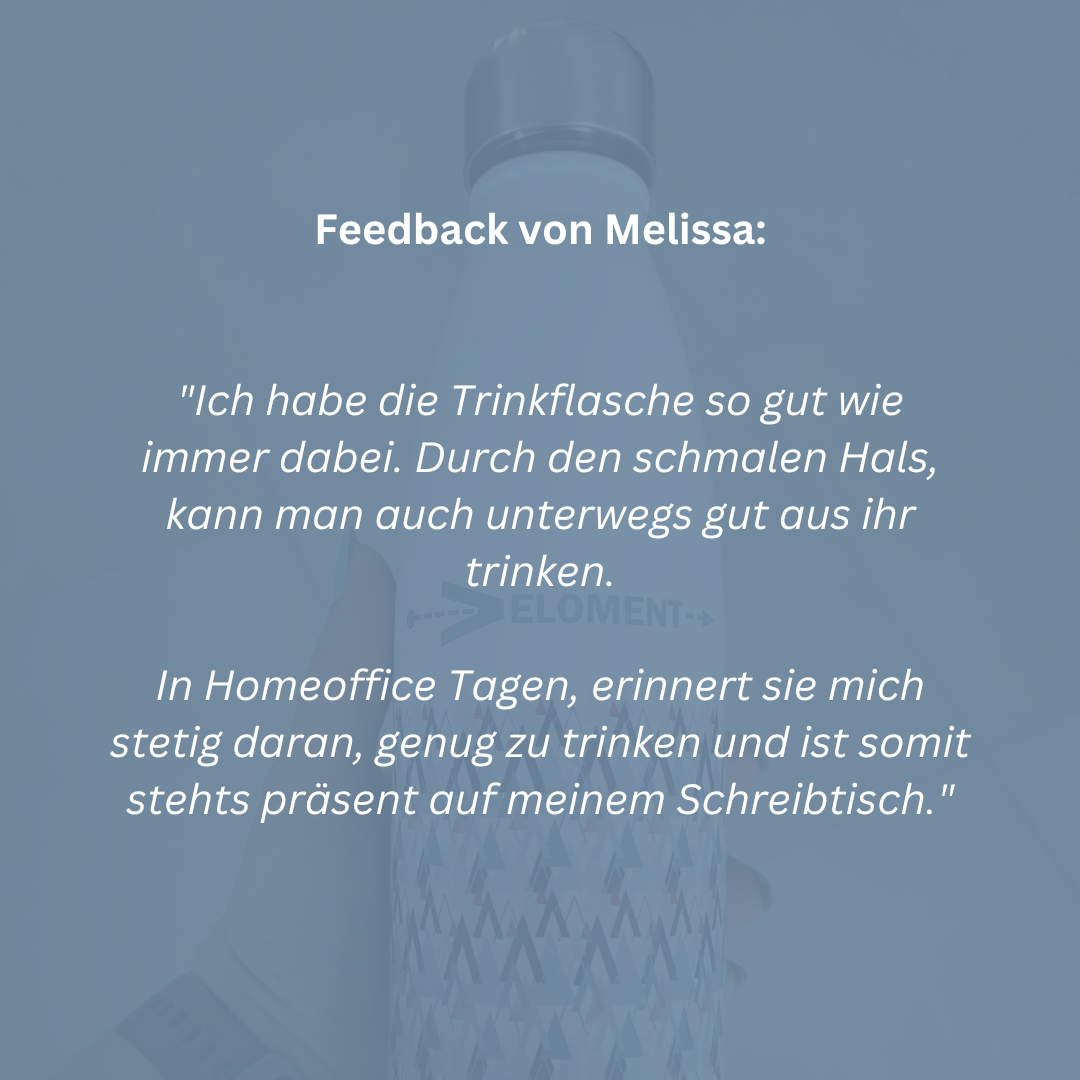 VELOMENT Community -> Thermo Trinkflasche White