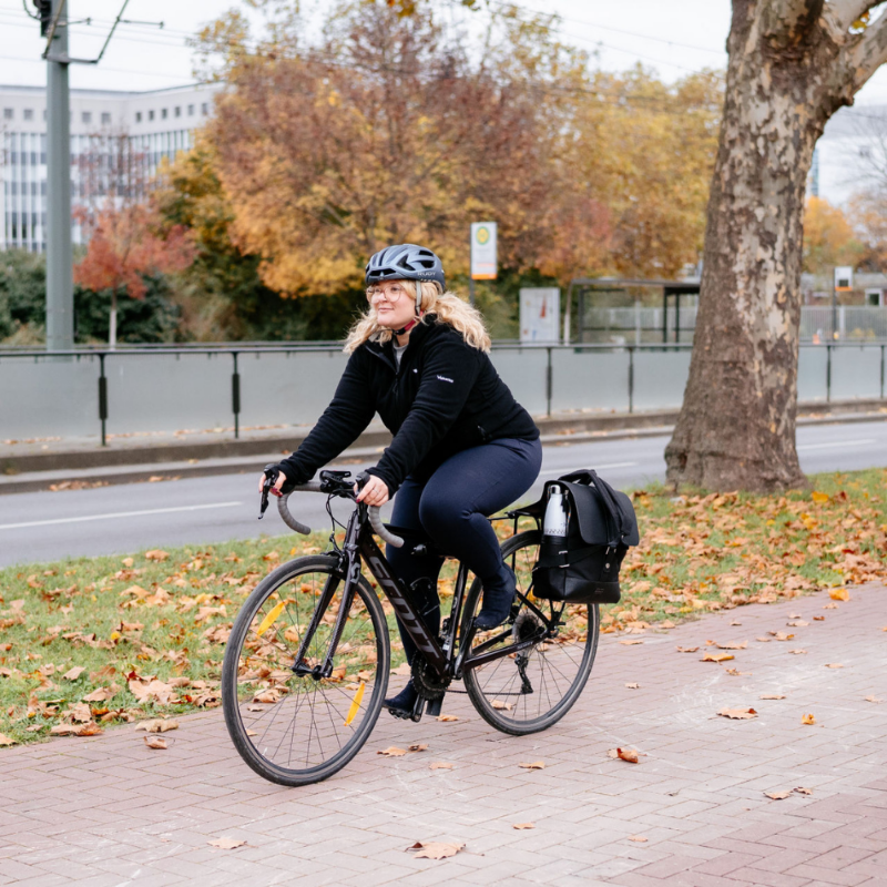 3in1 Winterfahrradjacke von Valkental, herausnehmbares Fleece, Frostpendeln, Fahrradfahren, Fahrradpendeln, Businesskleidung, Winterkleidung, Businessrucksack Gepäckträger