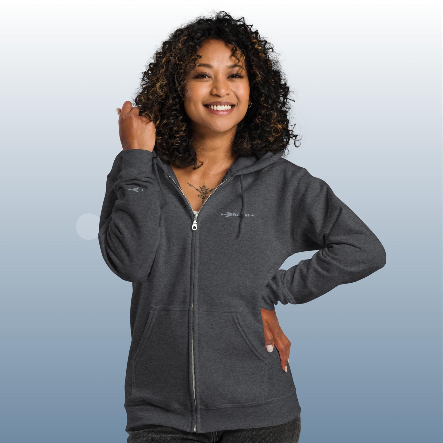 VELOMENT Business - Zip Hoodie Unisex