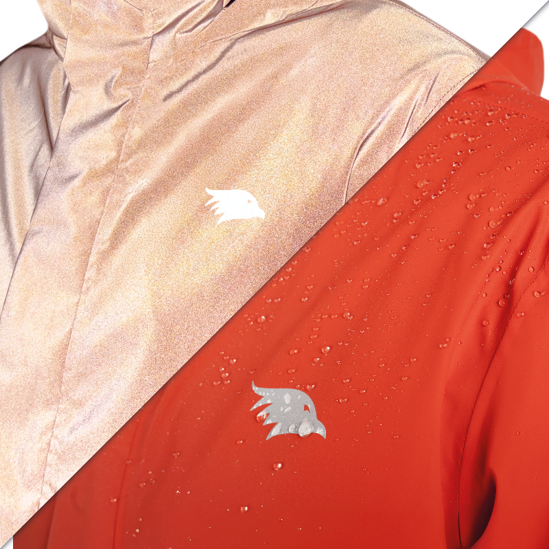 3in1 Winterfahrradjacke von Valkental, herausnehmbares Fleece, Frostpendeln, Fahrradfahren, Fahrradpendeln, Businesskleidung, Winterkleidung, Businessrucksack Gepäckträger_Wasserdicht_Reflektion