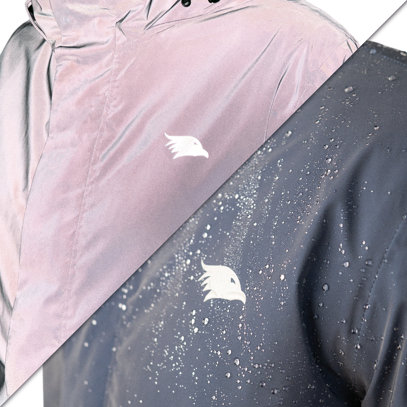 3in1 Winterfahrradjacke von Valkental, herausnehmbares Fleece, Frostpendeln, Fahrradfahren, Fahrradpendeln, Businesskleidung, Winterkleidung, Businessrucksack Gepäckträger_Wasserdicht_Reflektion
