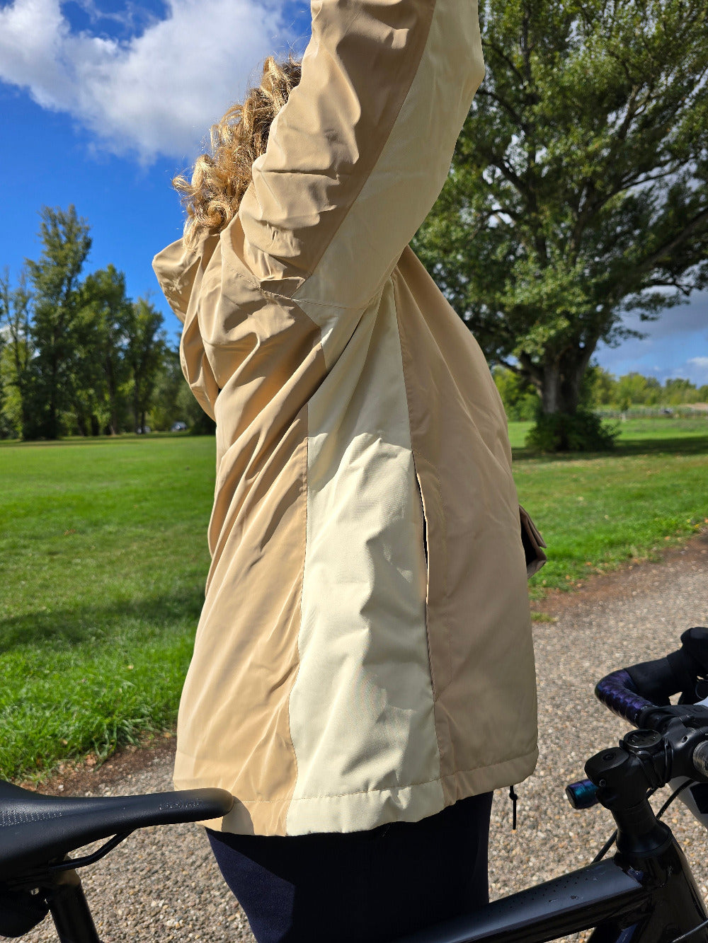 3in1 Winterfahrradjacke von Valkental, herausnehmbares Fleece, Frostpendeln, Fahrradfahren, Fahrradpendeln, Businesskleidung, Winterkleidung, Businessrucksack Gepäckträger