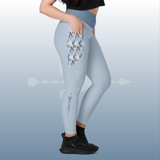 VELOMENT Move -> Leggings Lightblue Women