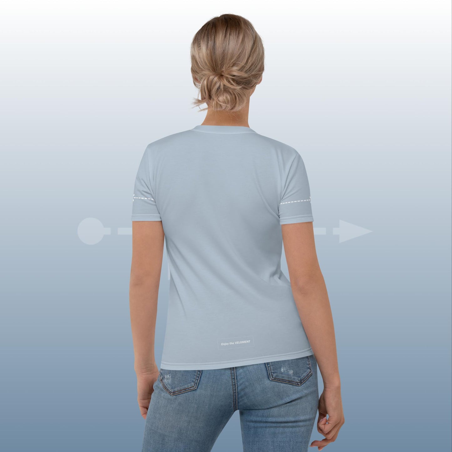 VELOMENT Business -> Shirt Basic Lightblue Women