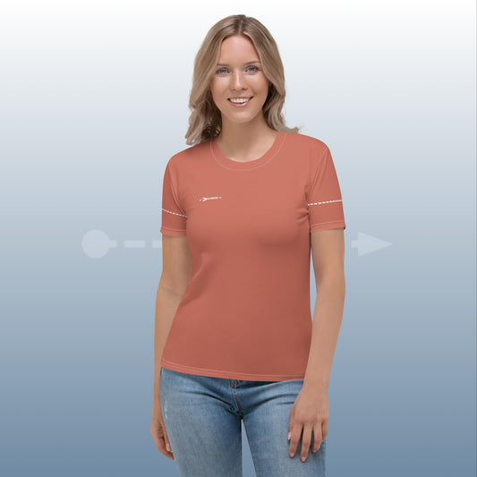 VELOMENT Business -> Shirt Basic Orange Women